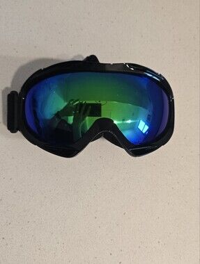 🎰Unisex Outdoor Master Ski Goggles Mirrored Lenses Black Strap